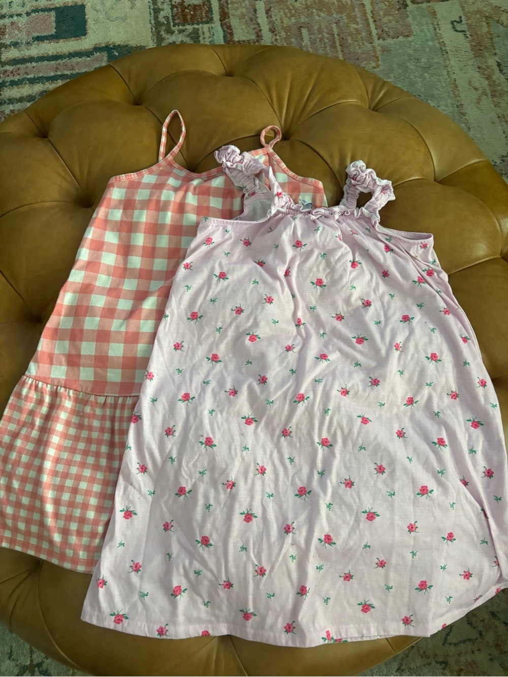 Bundle of girls nightgowns.